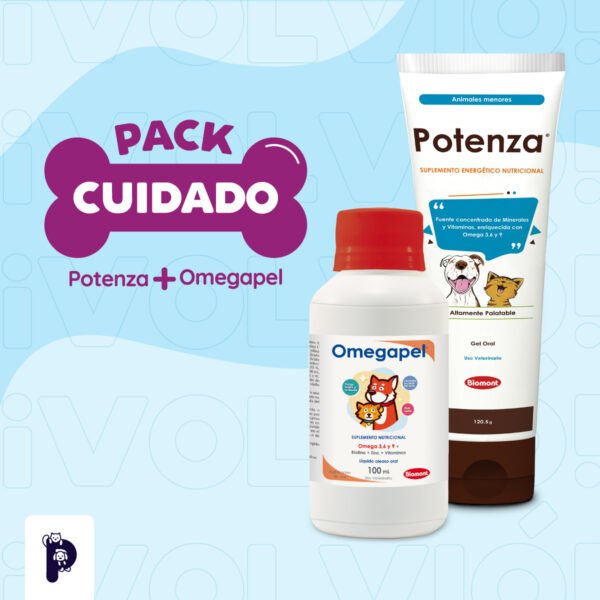 pack cuidado (potenza+omegapel)